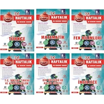 Nartest Yayınları 8. Sınıf 36 Haftalık Deneme Seti 6 Kitap