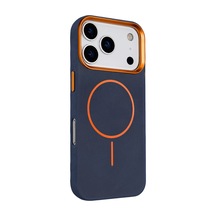 Joko Apple İphone 18 Pro/17 Pro Luno Deri Magsafe Kapak - Mavi 0.2M-Çok Renkli