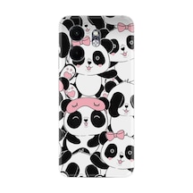 Infinix Hot 50i Kılıf Boutique Baskılı Resimli Uykucu Pandalar Pcode -087