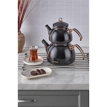 Neva N3171 Bitter Havana Emaye Demlik