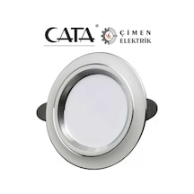 10 Adet Ct 5257 6w Zebra Led Spot Beyaz Krom 3 Renk