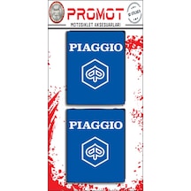 Stıcker Seti Piaggio Uyumlu 3d Damla Logo 4 Nötr