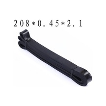 Siyah Ağır Lateks Direnç Bandı Egzersiz Elastik Bant Spor Gücü İçin Yukarı Çekin Destek Bandı Egzersiz Pilates Fitness Ekipmanları 208 0.45 2.1cm Siyah