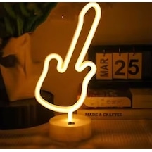 Bay Neon Gitar Masa Lambası Najmaddin Standart