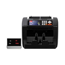 Plus Black Mix Karışık Para Sayma Makinesi, TL ve Euro Karışık Sayım, Usd Adet Sayım, Sahte Yakalama, Müş. Ekranı