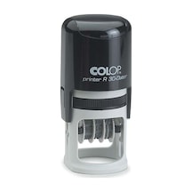 Colop R30 Tarih Kaşe Tr Siyah Kasa Mavi Keçe - 30 MM