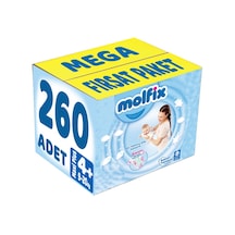 Molfix Bebek Bezi 4 Numara Maxi Plus Mega Fırsat 260 Adet 5'li