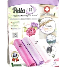 Pella- Orijinal Pella- Mikrofiber Temizlik Bezi 3'lü Paket Lila,pembe,koyu Pembe Belirtilmemiş