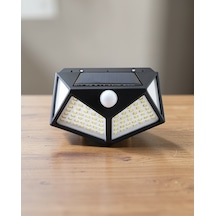 Güneş Enerjili Bahçe Lambası 100 Led Bahçe Aydınlatma Çok Renkli