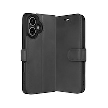 İphone 17 İle Uyumlu Kılıf New Trend S Plus Cüzdan Kılıf Ön Kapaklı Tasarım Stand Olabilen Şık Zarif Tasarım İphone 17 İçin Kılıf Iphone 17 İçin Kapak Siyah Çok Renkli