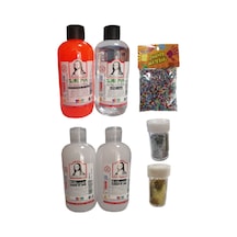 Slime Slaym Yapma Seti 250Ml 4 Adet + Toz Sim 2 Adet + Köpük N11.161