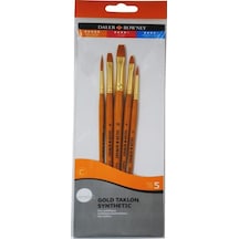 Daler Rowney Simply Gold Taklon Synthetic 5Li Fırça Seti Kod:501