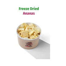 Freeze Dried Ananas Dondurularak Kurutulmuş Meyve Cipsi 50 G