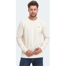 Slazenger Orvar In Erkek Sweatshirt Bej St23we147-120 Bej