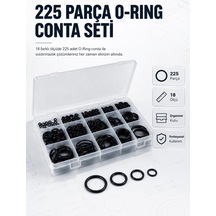 225 Pcs O-ring Conta Seti Profesyonel Tamir, Bakım Ve Sızdırmazlı