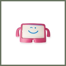 Bezos İpad 10.2 7.nesil Kılıf Karakter Tablet Silikon - Pembe Bezos1