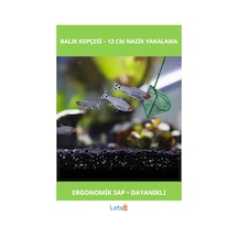 Dayanıklı Ergonomik Akvaryum Balık Kepçesi 12 Cm