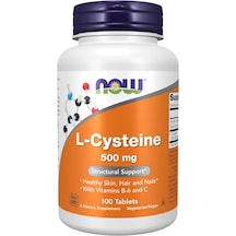 Now Foods L-cysteine 500 Mg 100 Tablets Usa Menşeii Dmmedicineden Orijinal Aromasız