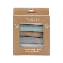 6 Lı Ağız Mendili Bej, Ekru, Mint, Gri