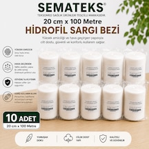 Semateks 20cm 100m Hidrofil Sargı Bezi 10 Adet