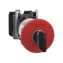 Schneider XB4BS9442 1Nk 22 MM Metal Kilitli Acil Stop Butonu