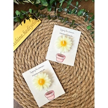 Bernami Vazo Pinterest 10 Adet Kartlı Papatya Mum 8 Mart Dünya Kadınlar Günü Diğer