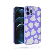 Zore İphone 12 Pro Max Uyumlu Desenli Kamera Korumalı Parlak Ogaa Nora Kılıf-no6