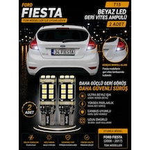 Ford Fiesta 2008-2017 Uyumlu T15 W16w Beyaz Led Geri Vites Ampulü Canbus 2 Adet