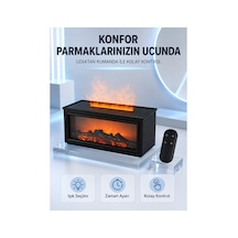 Astraltech Dekoratif Şömine Görünümlü Nemlendirici Uzaktan Kumandalı Renkli Led Işıklı Difüzör