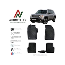Jeep Renegade 2019 Sonrası Havuzlu Oto Paspas