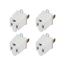 4 Paket 3 Tırnaklı 2 Çatallı Topraklı Çıkış Duvar Musluk Adaptörü Tek Çıkış Adaptörü Dönüştürücü Diğer