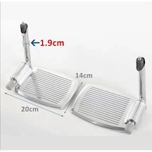 Medikaltec Tekerlekli Sandalye Ayaklık Pedalı Metal 2 Adet