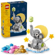 LEGO® Gökyüzündeki Yavru Fil 40814 – Yetişkinler için İnşa Edilebilen Yavru Fil İçeren Dekoratif Model Yapım Seti (402 Parça)
