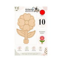 Ahşap Boyama Çiçekler 10 Adet 10x15cm Boyama Figürü Etkinlik Çocuk Gelişim Motor Beceri Anasınıfı Kreş