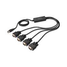 Digitus Da-70159 1.5 Mt Usb 2.0 To 4xrs232 Seri Erkek-erkek Dönüştürücü Kablo