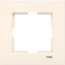 Viko Karre 1'Li Çerçeve Krem