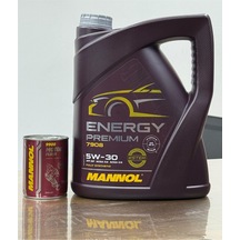Motorx 2025 5W30 Energy Premium Ester 5 L Motor Yağı + Güçlü Motor Temizleme İlacı Seti