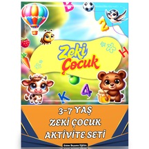 3-7 Yaş Cırt Cırtlı Zeki Çocuk Aktivite Seti Yaz-sil