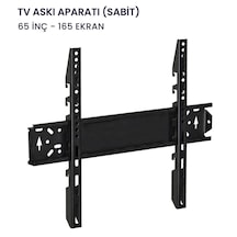 Tüm Markalar Ile Uyumlu Televizyon Duvar Asma Aparatı 48-75 İnç Tv Askı Aparatı 70 Cm