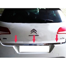 Citroen C4 Formlu Krom Bagaj Alt Çıta 2010 ve Üzeri N11.2951