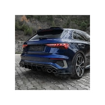 Audi A3 8y Sportback S-line 2020-2024 Arka Flap Seti Sportif Yan Difüzör Eki & Agresif Tasarım