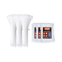 Chedı Kablo Bağları, 20 Cm 300'lü Paket Çok Amaçlı Kullanım, Premium Kalite Beyaz Kablo Klipsi