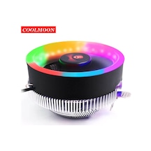 Coolmoon Rgb İşlemci Fanı Amd/Intel Uyumlu Işıklı Cpu Fanı
