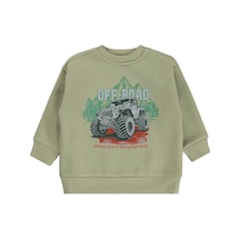 Civil Boys Off-road Baskılı 2-5 Yaş Sweatshirt Km - Haki