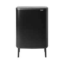 Brabantia Çöp Kutusu 60 Lt Bo Touch Dokunmatik Kapak Matt Siyah 1 Siyah