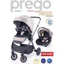 Prego Venüs Premium Travel Sistem UV Tenteli Travel Sistem Bebek Arabası