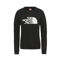 The North Face Drew Peak Kadın Siyah Bisiklet Yaka Sweatshirt NF0A3S4GJK31 Siyah