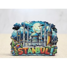 Ahşap İstanbul Temalı Magnet Alk4597