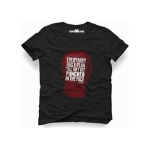 Tshirthane Mike Tyson Everybody Has A Plan Tişört Erkek Tshirt
