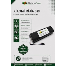 Mi Mijia S10 Robot Süpürge Bataryası 14.4v 5200mah Li-ion Uyumlu Yedek Yüksek Performanslı